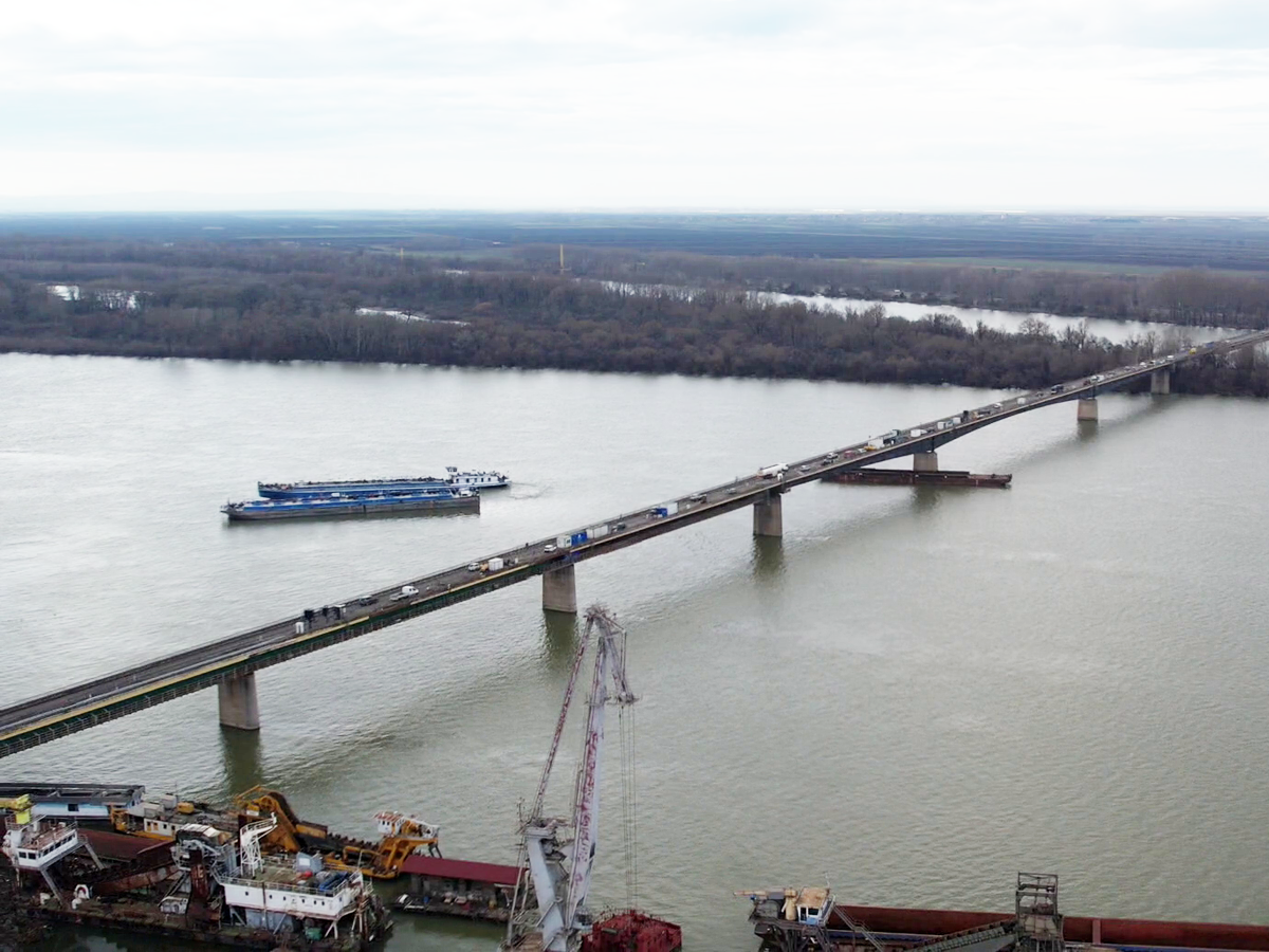 12.02.26. Rehabilitation works on the Kovin Bridge over the Danube